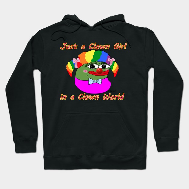 Honkler the Clown Girl Hoodie by FrenArt